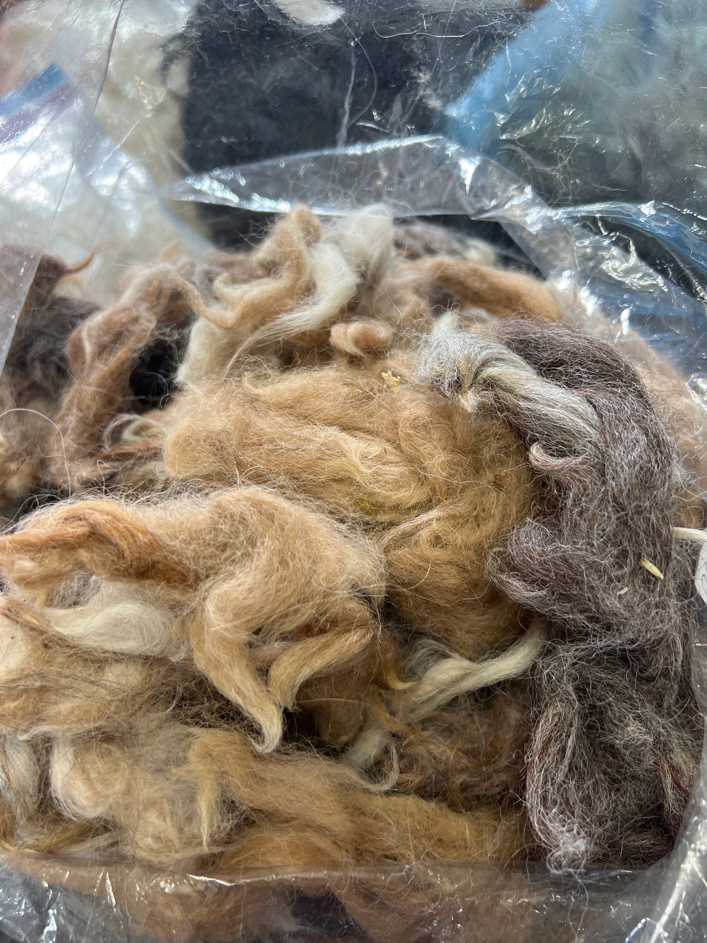 Alpaca Fibre - unwashed 825g