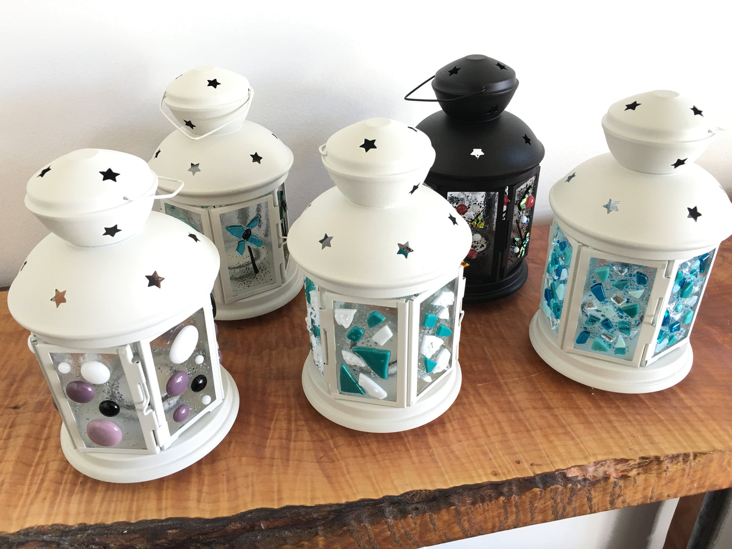Fused Glass Lanterns