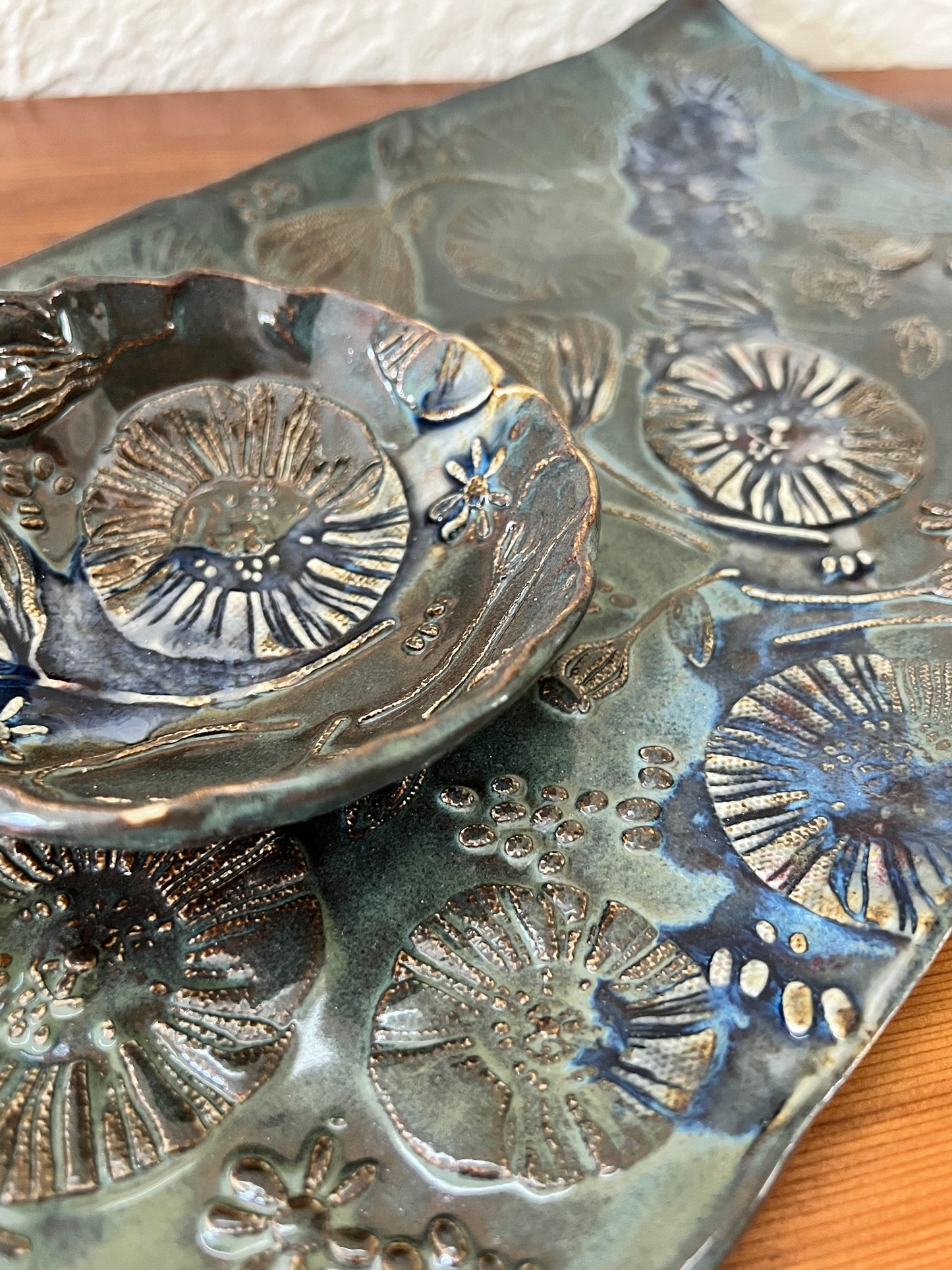 Blue Grey Platter