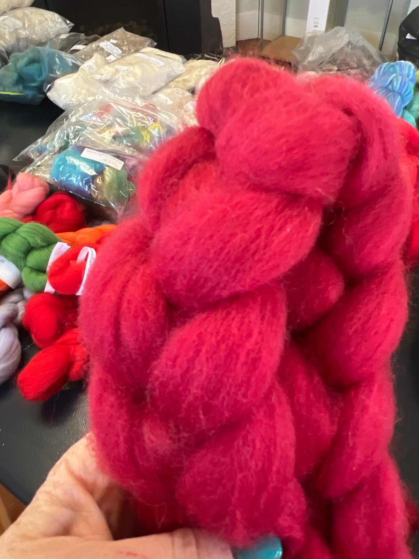 Ashford Corriedale - Cherry Red