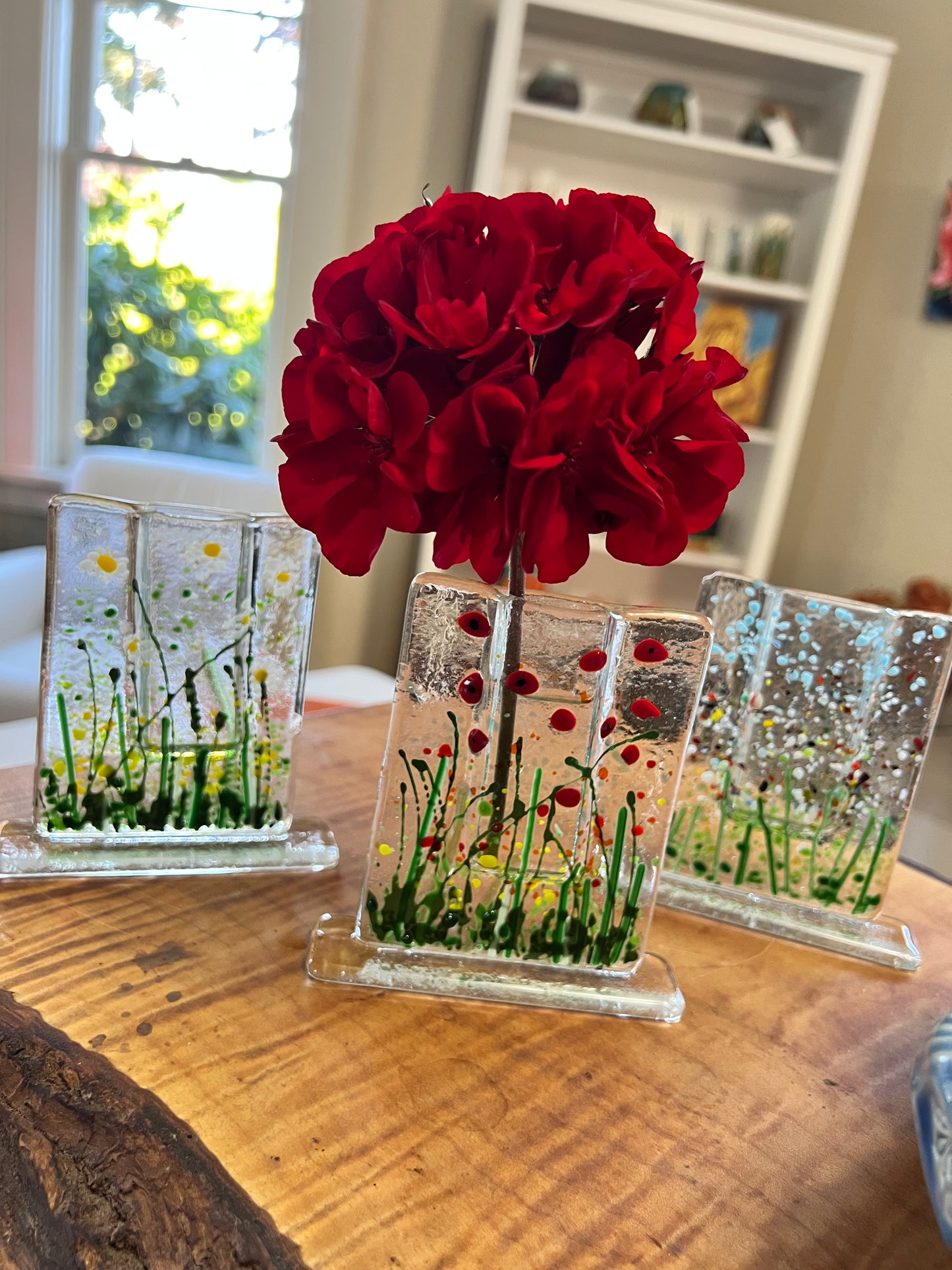 Fused Glass Pocket Vase - In Studio Class