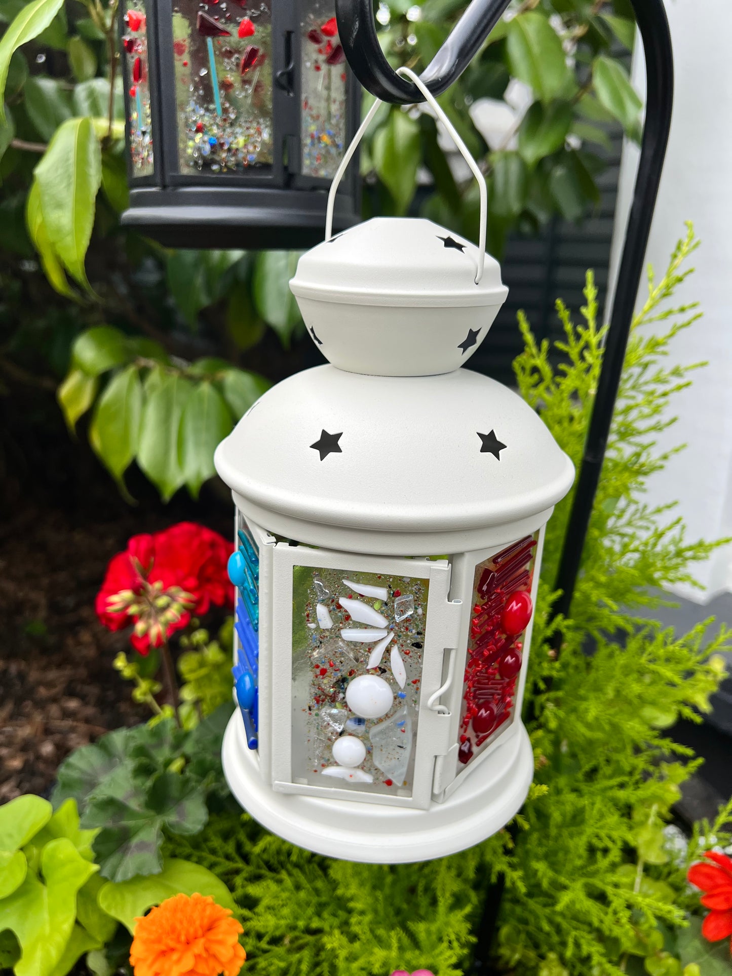Fused Glass Lanterns