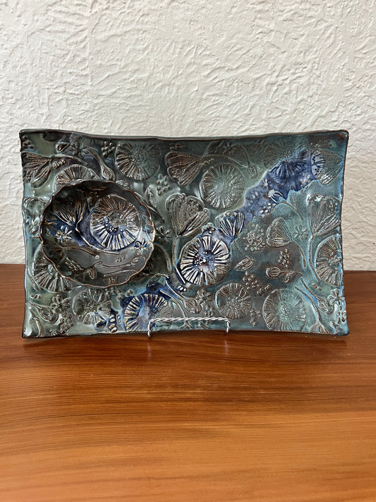 Blue Grey Platter