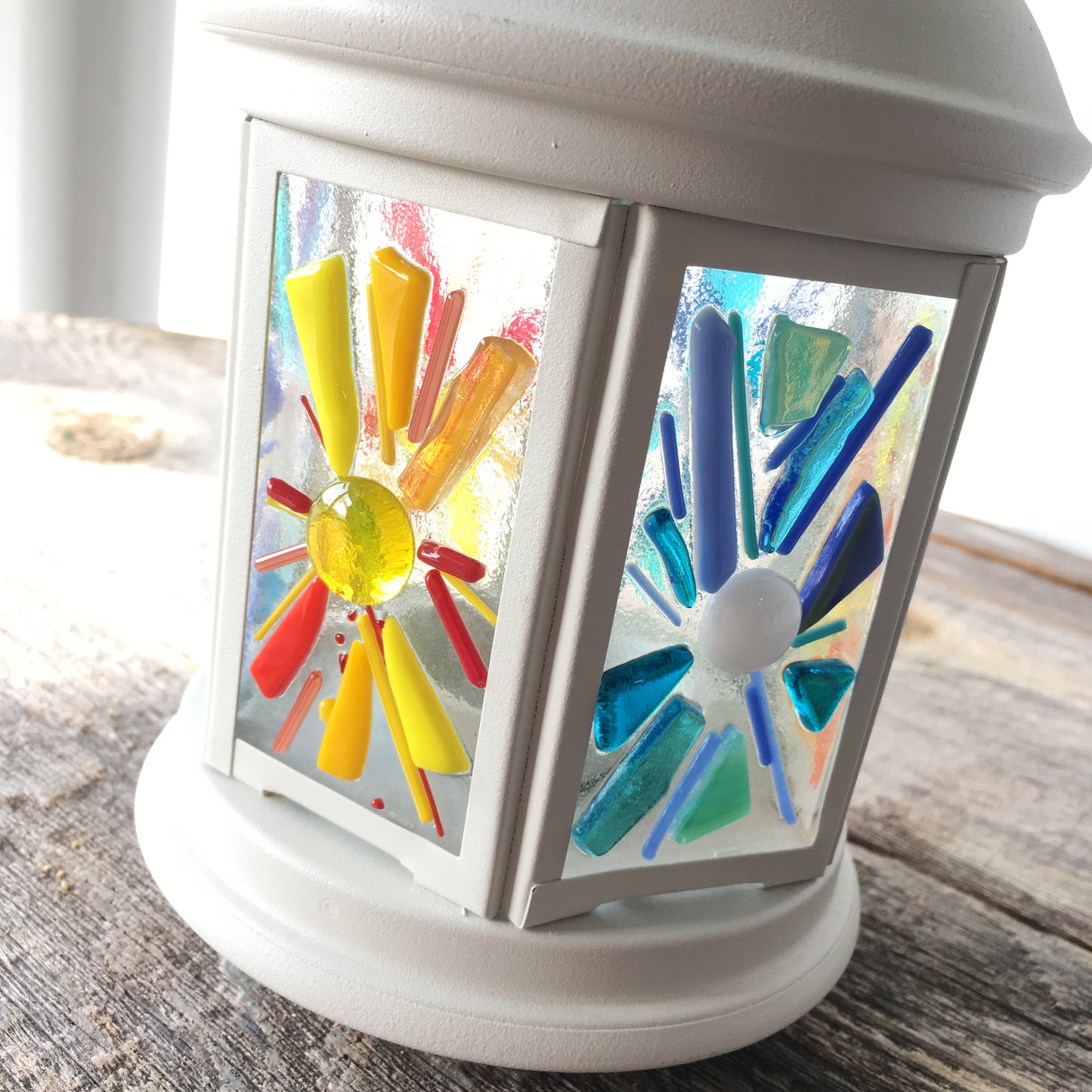 Fused Glass Lanterns