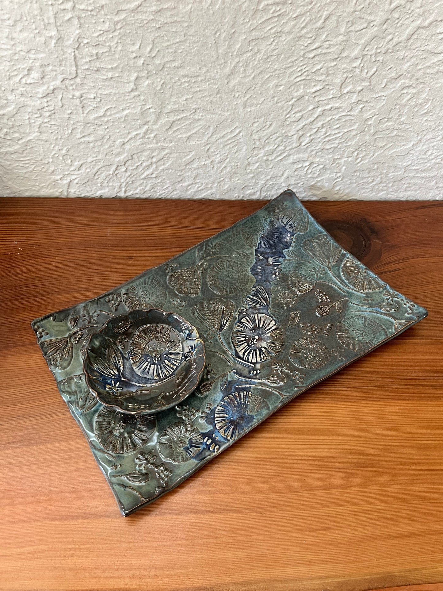 Blue Grey Platter
