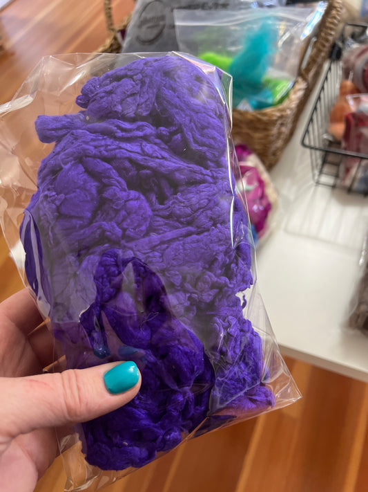 Silk Noil - Purple
