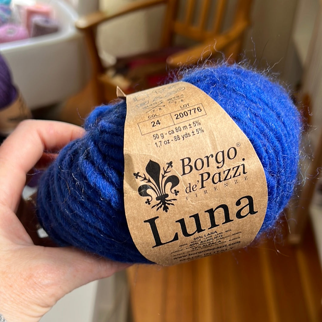 Luna - Wool/Alpaca/Acylic Royal Blue 24