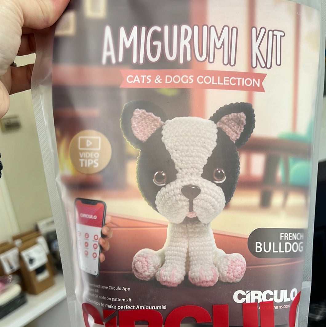 French Bulldog - Amigurumi Kit