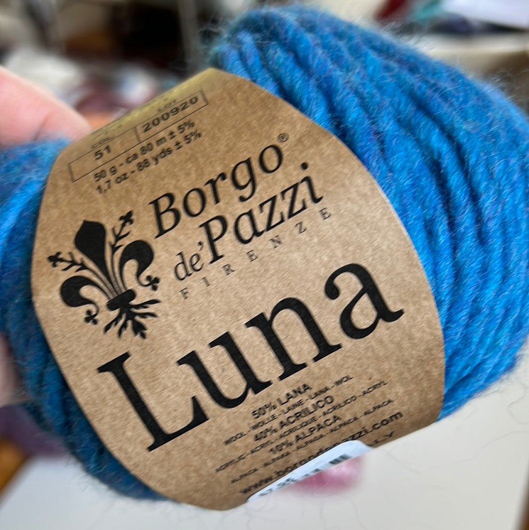 Luna - Wool/Alpaca/Acylic Blue 51